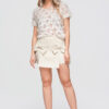 Naiste lühike pluus 3D lilleaplikatsioonidega Ombre Clothing - Thumbnail Image 7
