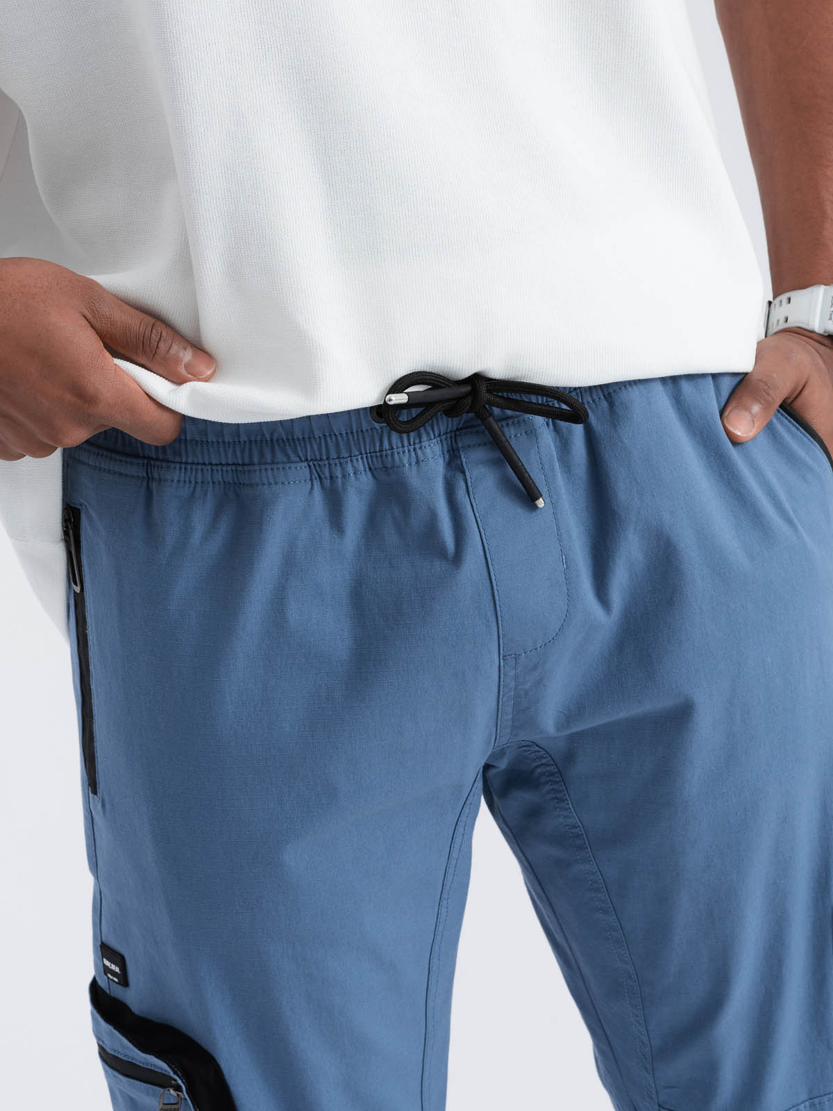 Meeste cargo-stiilis dressipüksid Ombre Clothing - Image 44