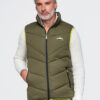 Meeste tepitud vest püstkrae ja tõmblukuga taskutega Ombre Clothing - Thumbnail Image 6