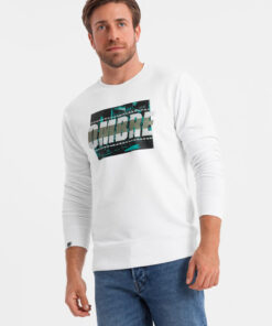 Ombre Clothing meeste dressipluus graafilise trükiga
