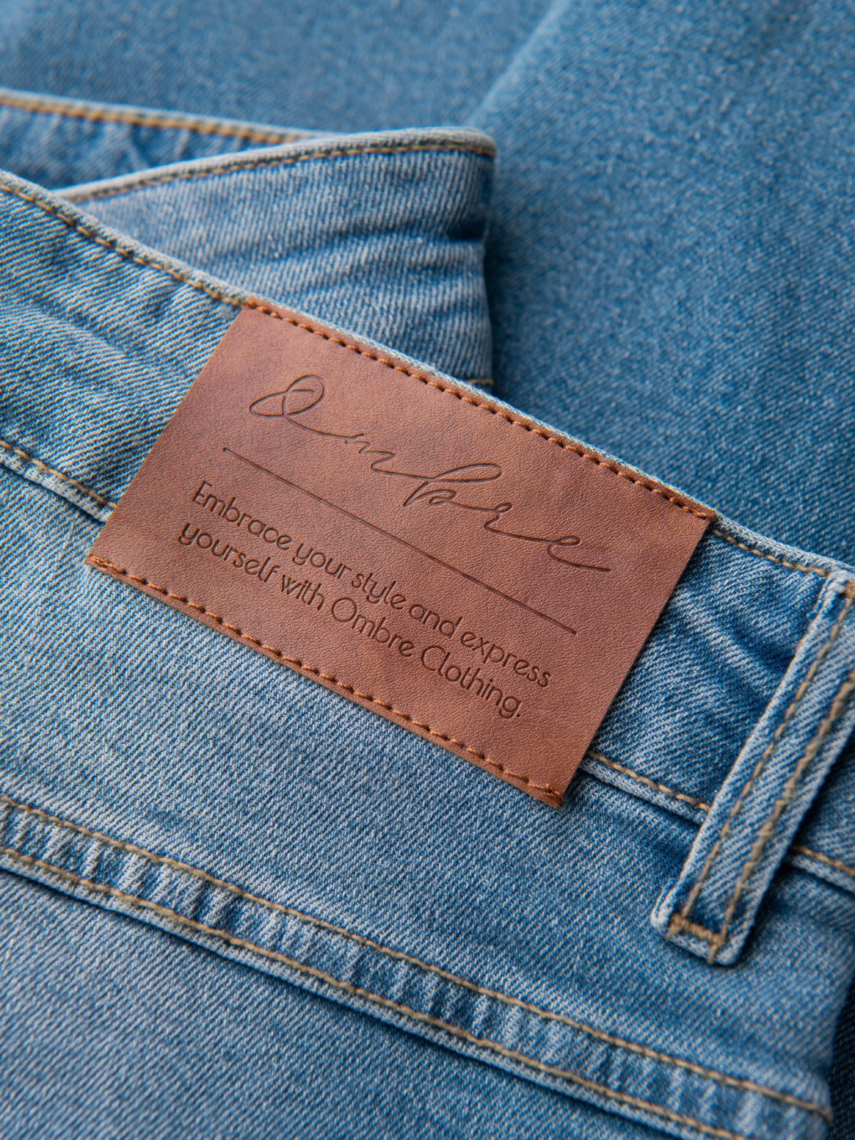 Ombre Clothing meeste teksapüksid kulutatud detailidega - Image 12