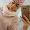 Naiste talvemütsi ja kaelussalli komplekt tutiga - Thumbnail Image 4