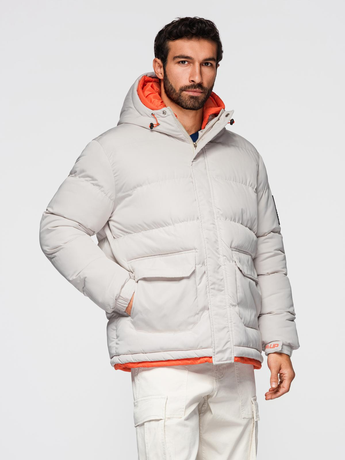 Ombre Clothing meeste tepitud kapuutsiga jope - Image 6