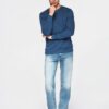 Meeste puuvillane dressipluus ümara kaelusega Ombre Clothing - Thumbnail Image 24
