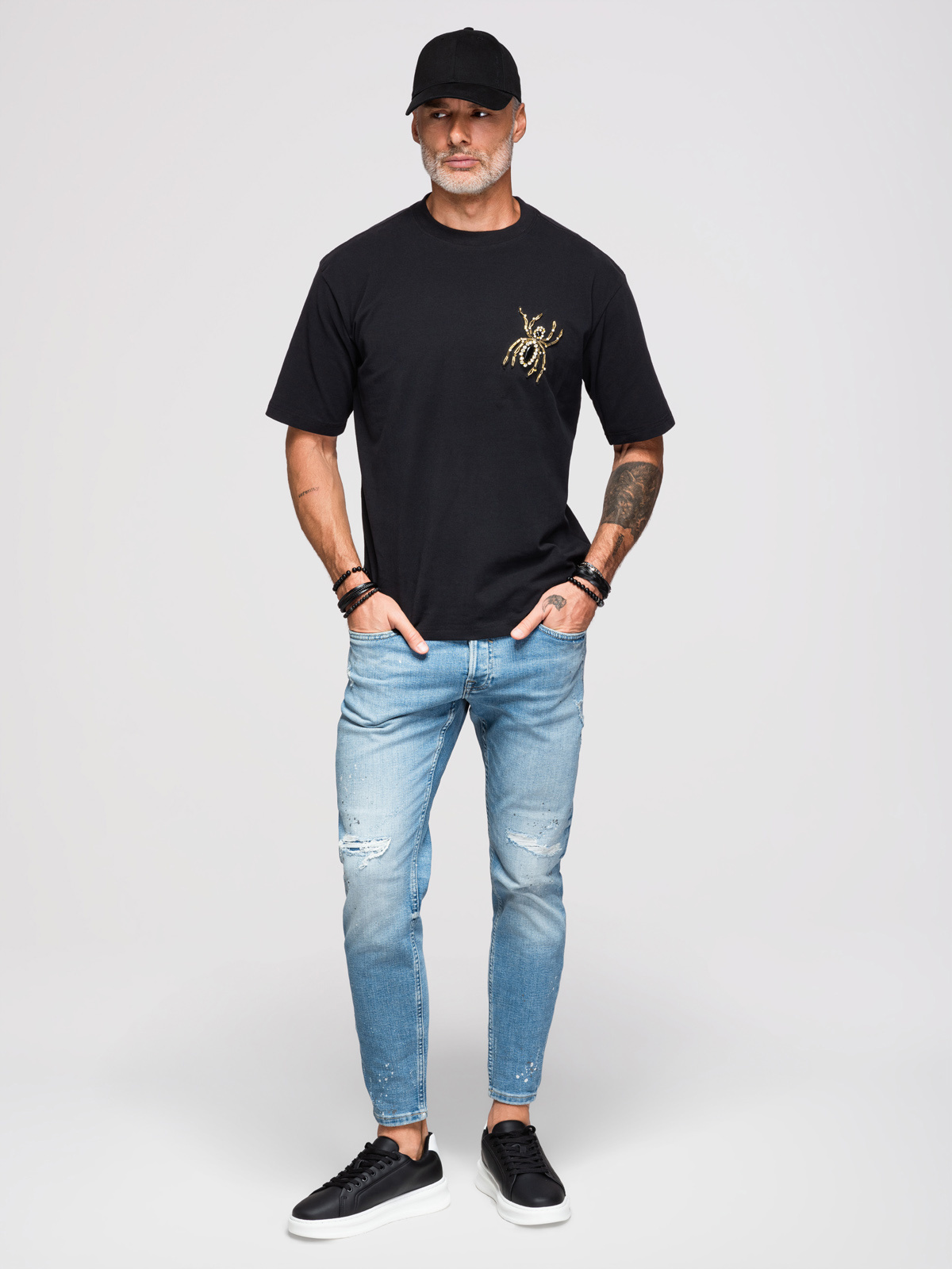 Meeste T-särk Ombre Clothing ämbliku aplikatsiooniga - Image 3