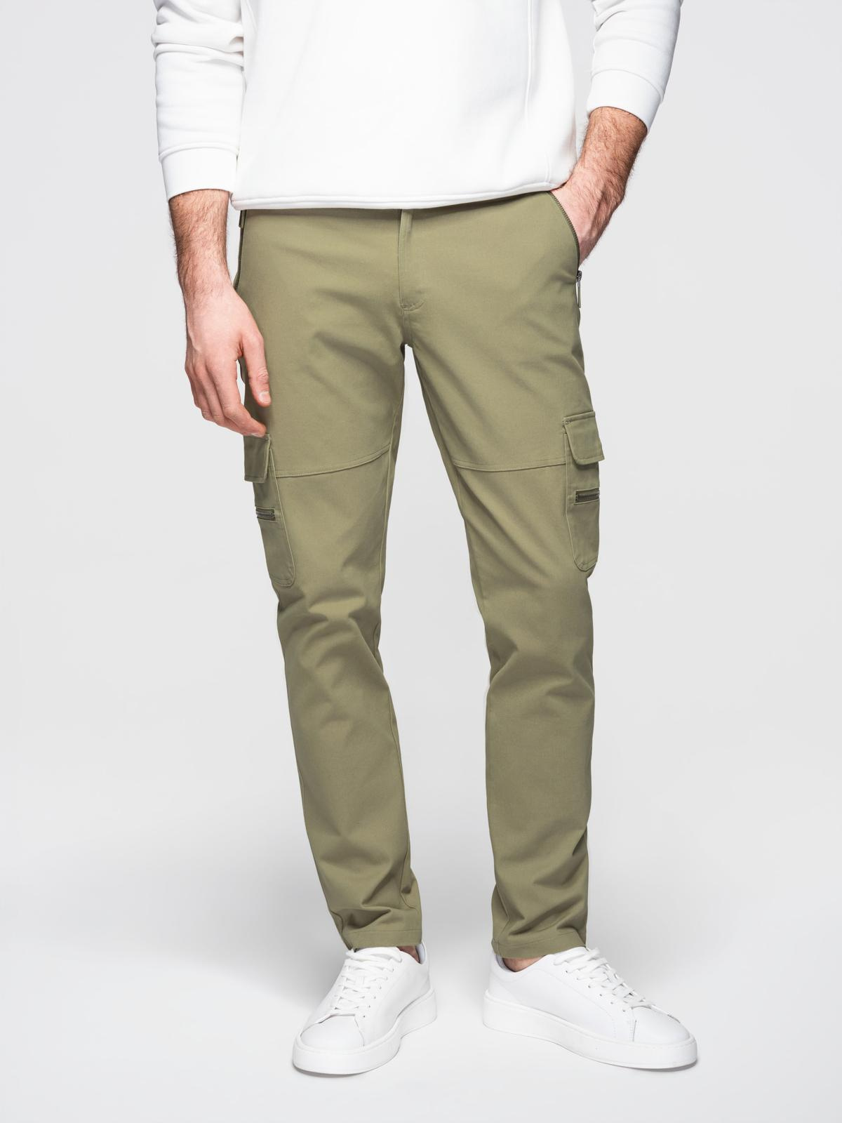 Ombre Clothing meeste cargopüksid lukuga taskutega - Image 13