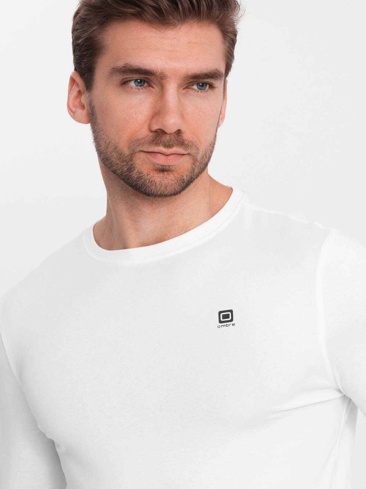 Meeste pikkade varrukatega T-särk Ombre Clothing - Image 2