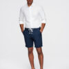 klassikaline meeste puuvillane ankrutega slim fit särk - valge v3 om-shcs-0156 - Thumbnail Image 4