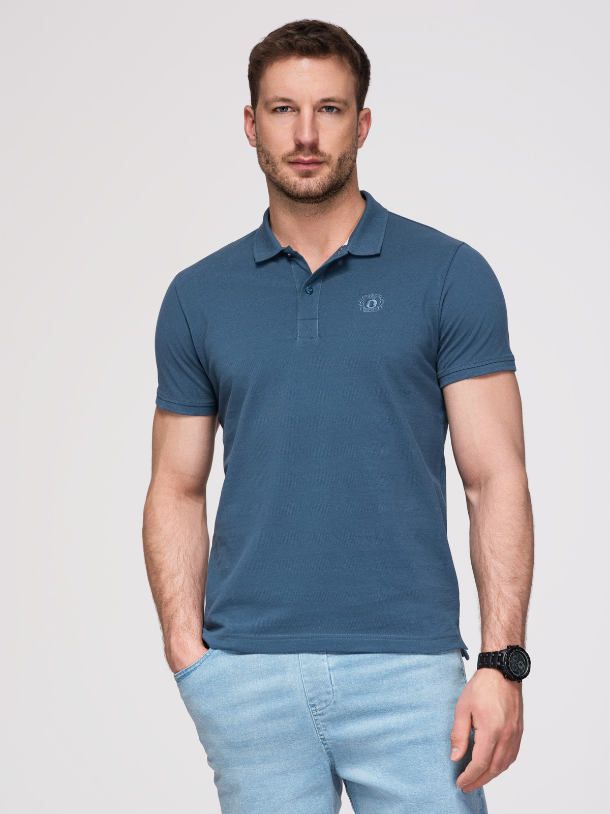 Meeste puuvillased polosärgid Ombre Clothing, 3 tk komplektis - Image 15