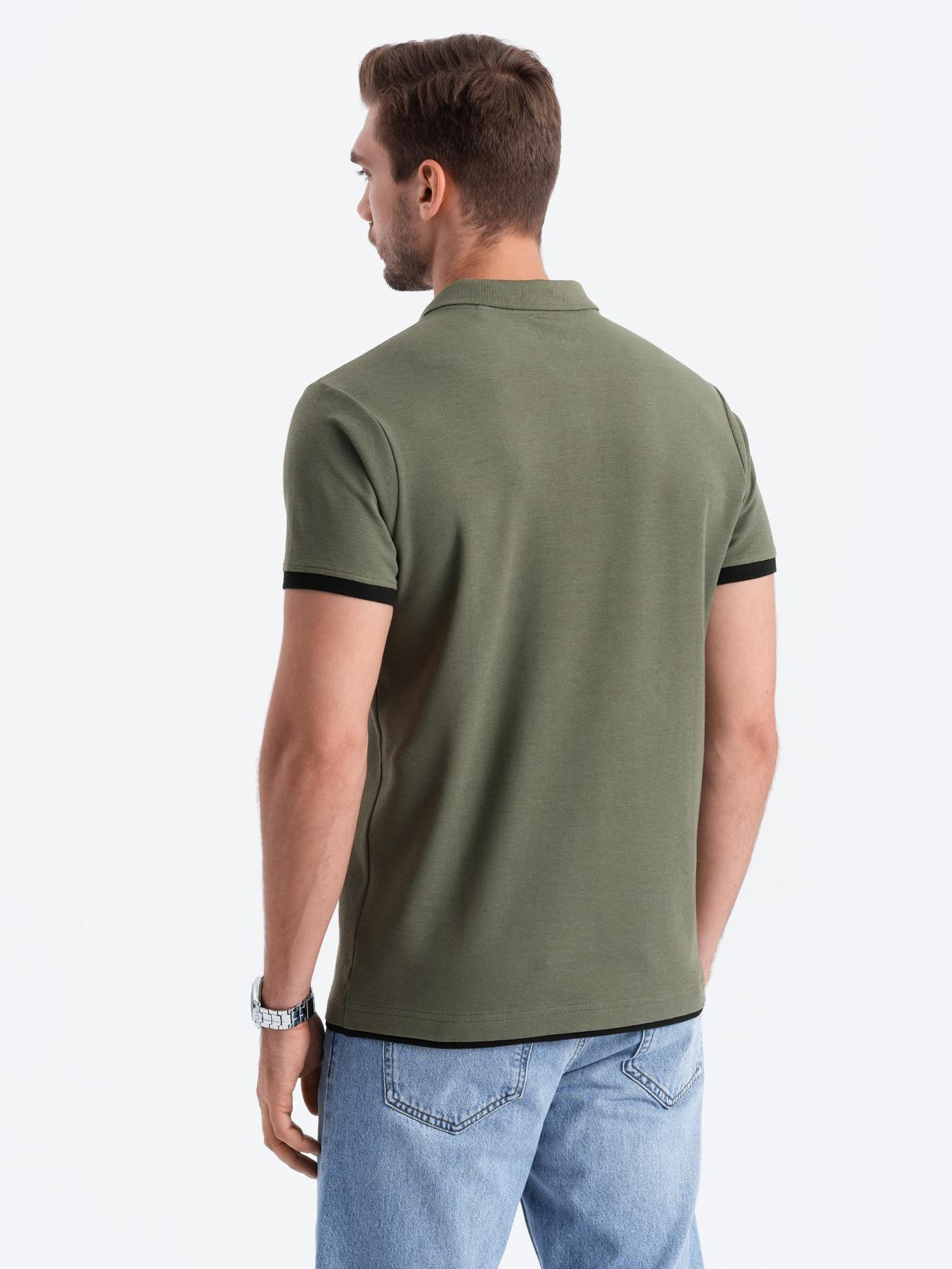Meeste puuvillane polosärk Ombre Clothing - Image 114