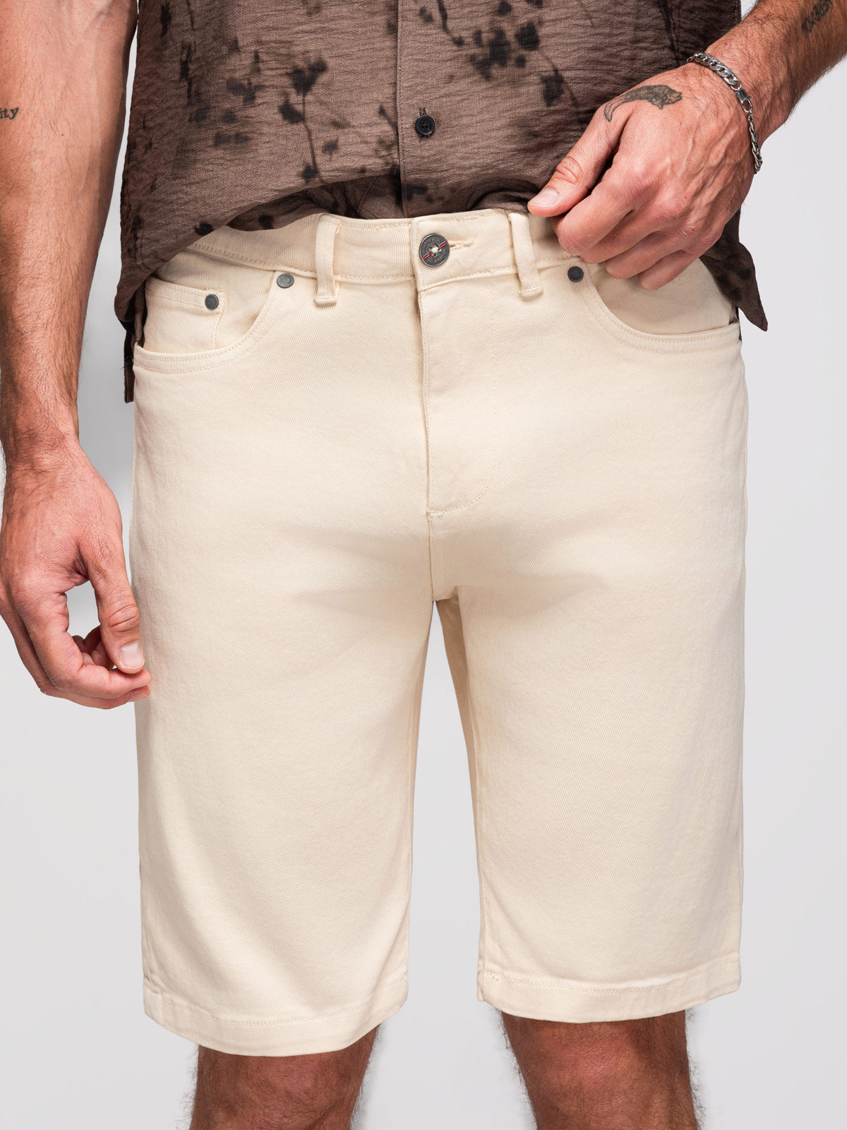 Ombre Clothing meeste lühikesed teksapüksid - Image 15