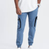 Meeste cargo-stiilis dressipüksid Ombre Clothing - Thumbnail Image 78