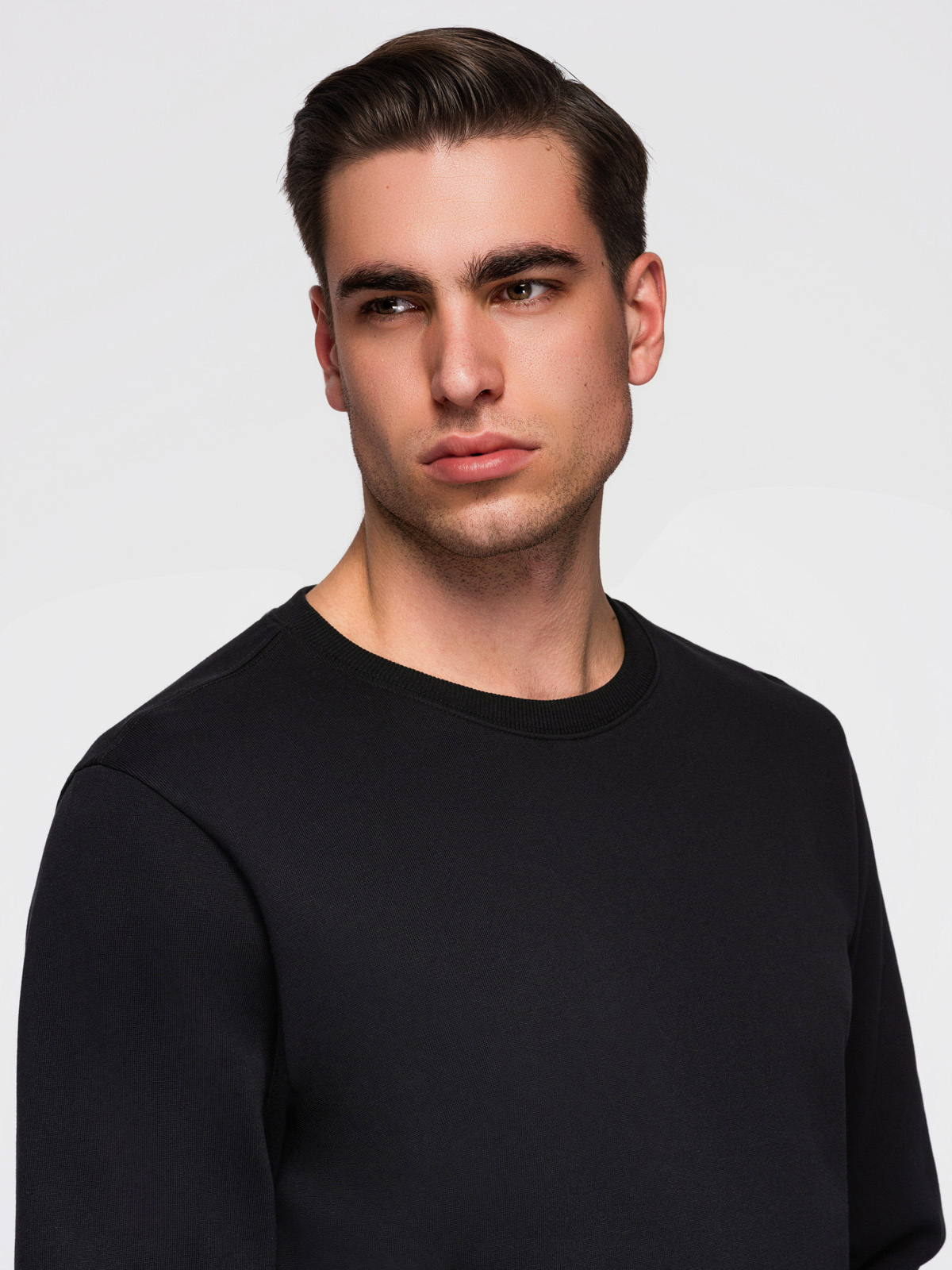 Meeste puuvillane dressipluus ümara kaelusega Ombre Clothing - Image 30