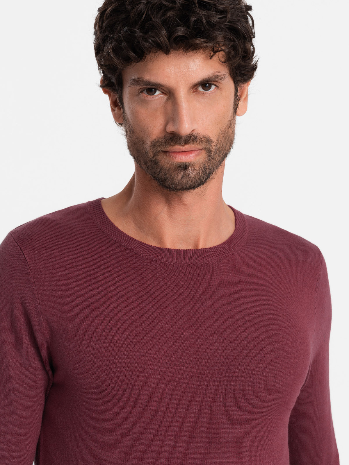 Ombre Clothing klassikaline ümara kaelusega meeste kampsun - Image 167