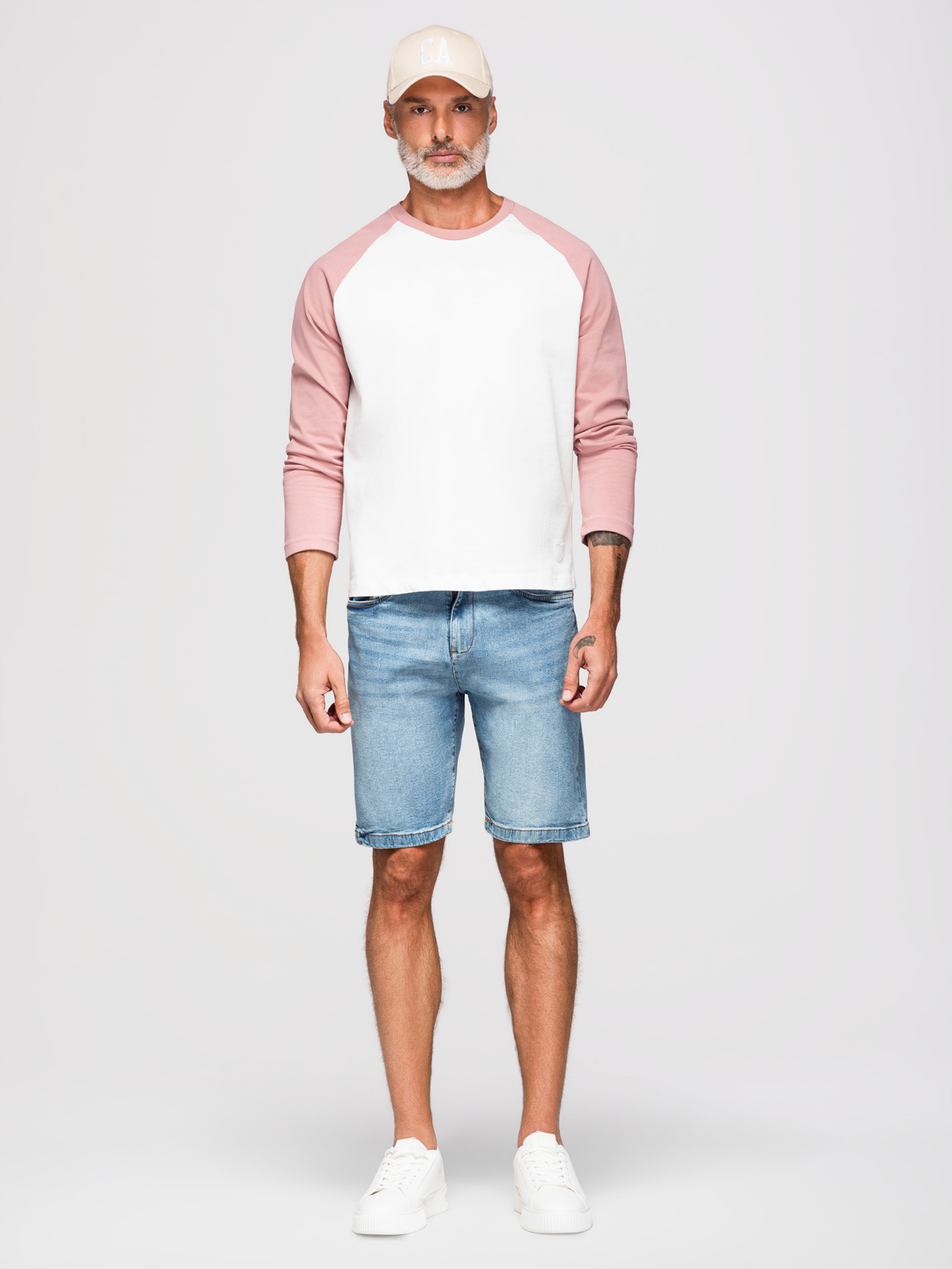 Ombre Clothing meeste lühikesed teksapüksid - Image 13