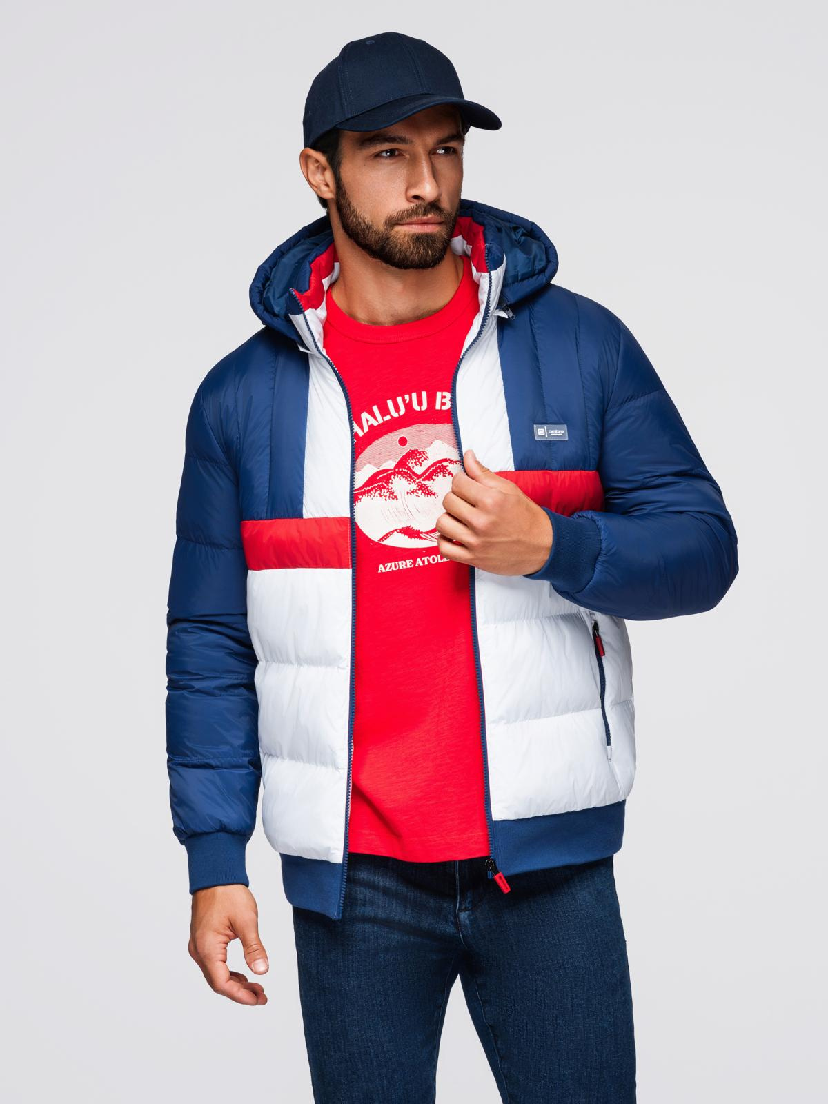 Ombre Clothing meeste kapuutsiga puhvjakk - Image 5