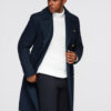 Meeste kaherealine mantel Ombre Clothing - Thumbnail Image 3