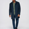 Meeste mantel püstkrae ja peidetud nööpkinnitusega Ombre Clothing - Thumbnail Image 14