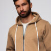 Ombre Clothing meeste lukuga kapuutsiga dressipluus - Thumbnail Image 13