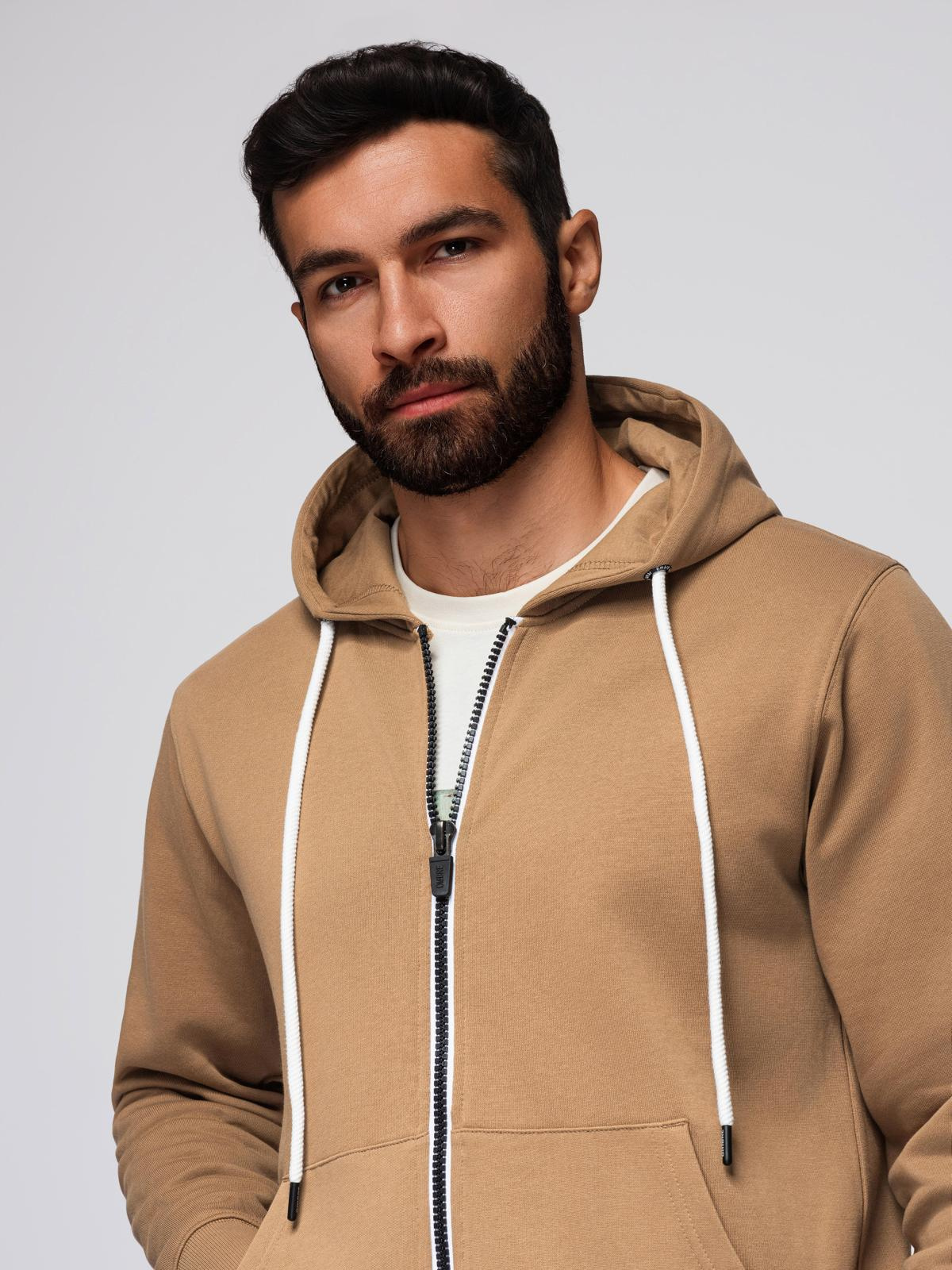 Ombre Clothing meeste lukuga kapuutsiga dressipluus - Image 13