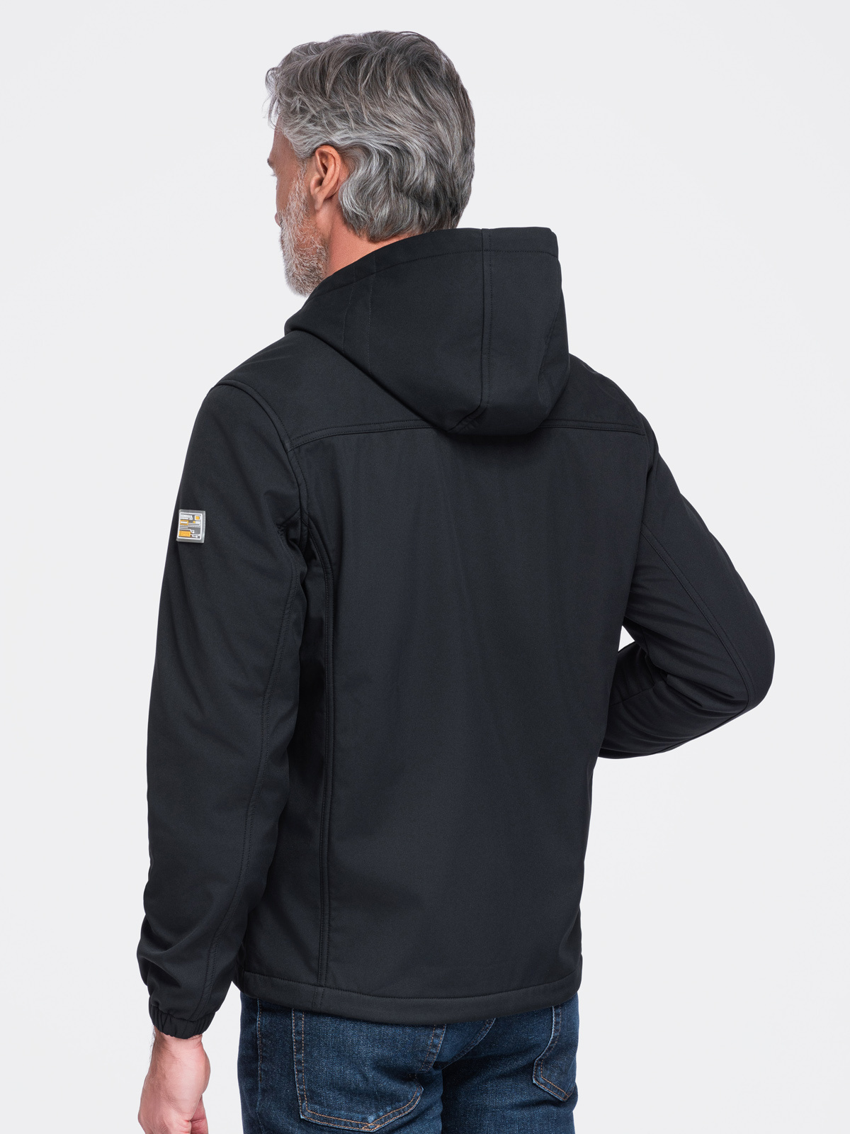 Meeste softshell-jakk Ombre kapuutsiga - Image 4