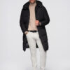 Meeste tepitud pikem talvejope kapuutsiga Ombre Clothing - Thumbnail Image 3