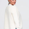 Ombre Clothing naiste nööpkinnisega kootud kampsun - Thumbnail Image 3