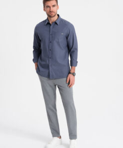 Meeste chino-püksid elastse vöökohaga Ombre Clothing