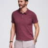 meeste polo t-särk - maroon v6 s1744 - Thumbnail Image 4