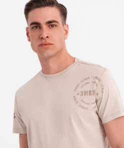 Meeste T-särk Ombre Clothing trükisega