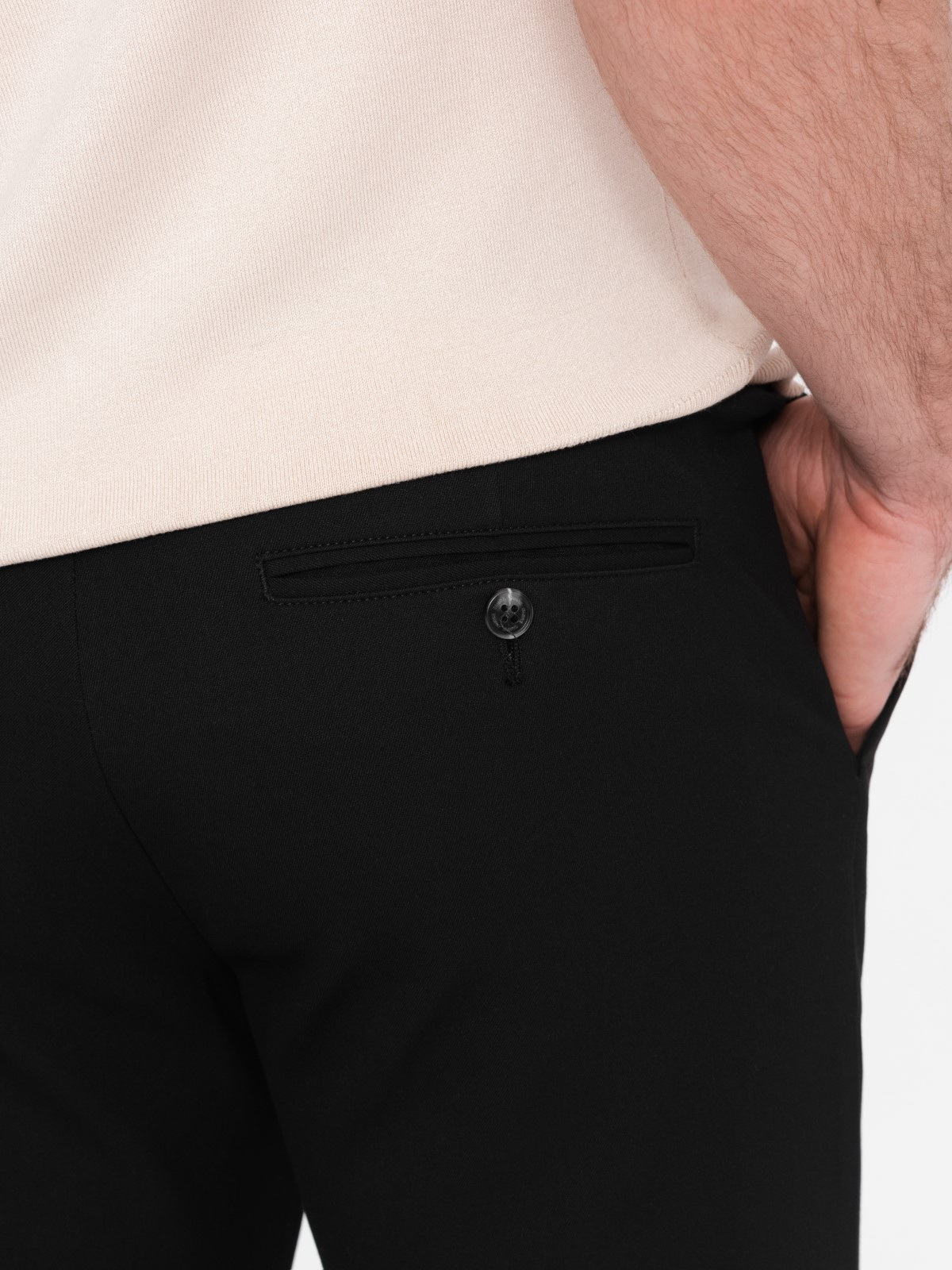 elegantsed klassikalise lõikega meeste chino püksid - helehall v1 om-pacp-0191 - Image 35