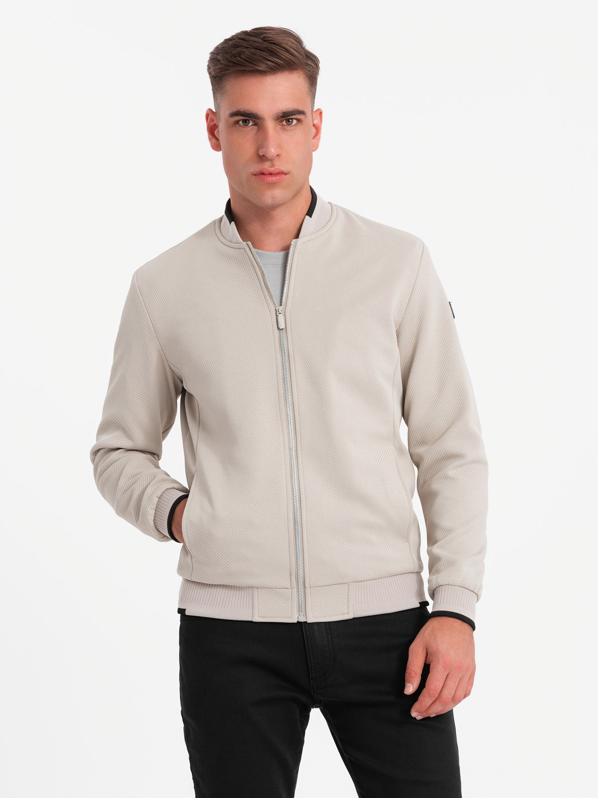 meeste bomber jope - must v2 om-janp-0142 - Image 9