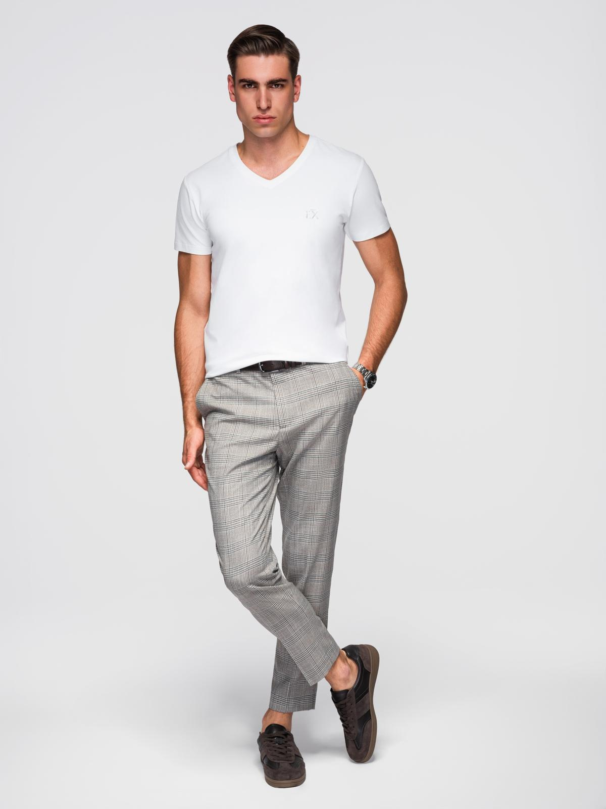 Meeste V-kaelusega T-särk Ombre Clothing - Image 4
