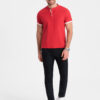 Meeste püstkrae ja nööpidega polosärk Ombre Clothing - Thumbnail Image 69