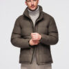 Meeste tepitud kapuutsiga jope Ombre Clothing - Thumbnail Image 24