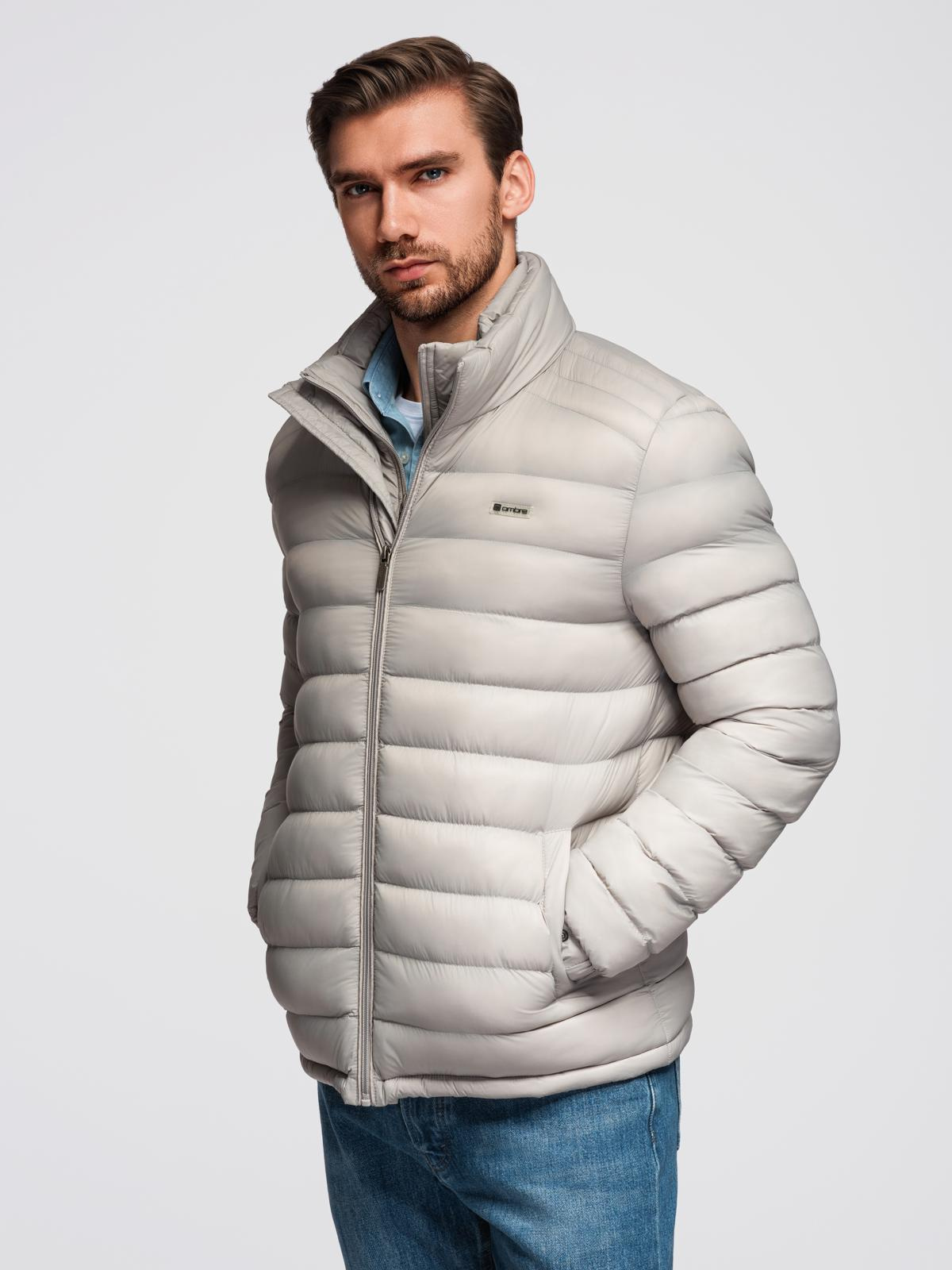 Ombre Clothing meeste tepitud jope püstkraega - Image 17