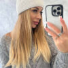 Naiste kootud talvemüts Kesi tagasikeeratud äärega - Thumbnail Image 3