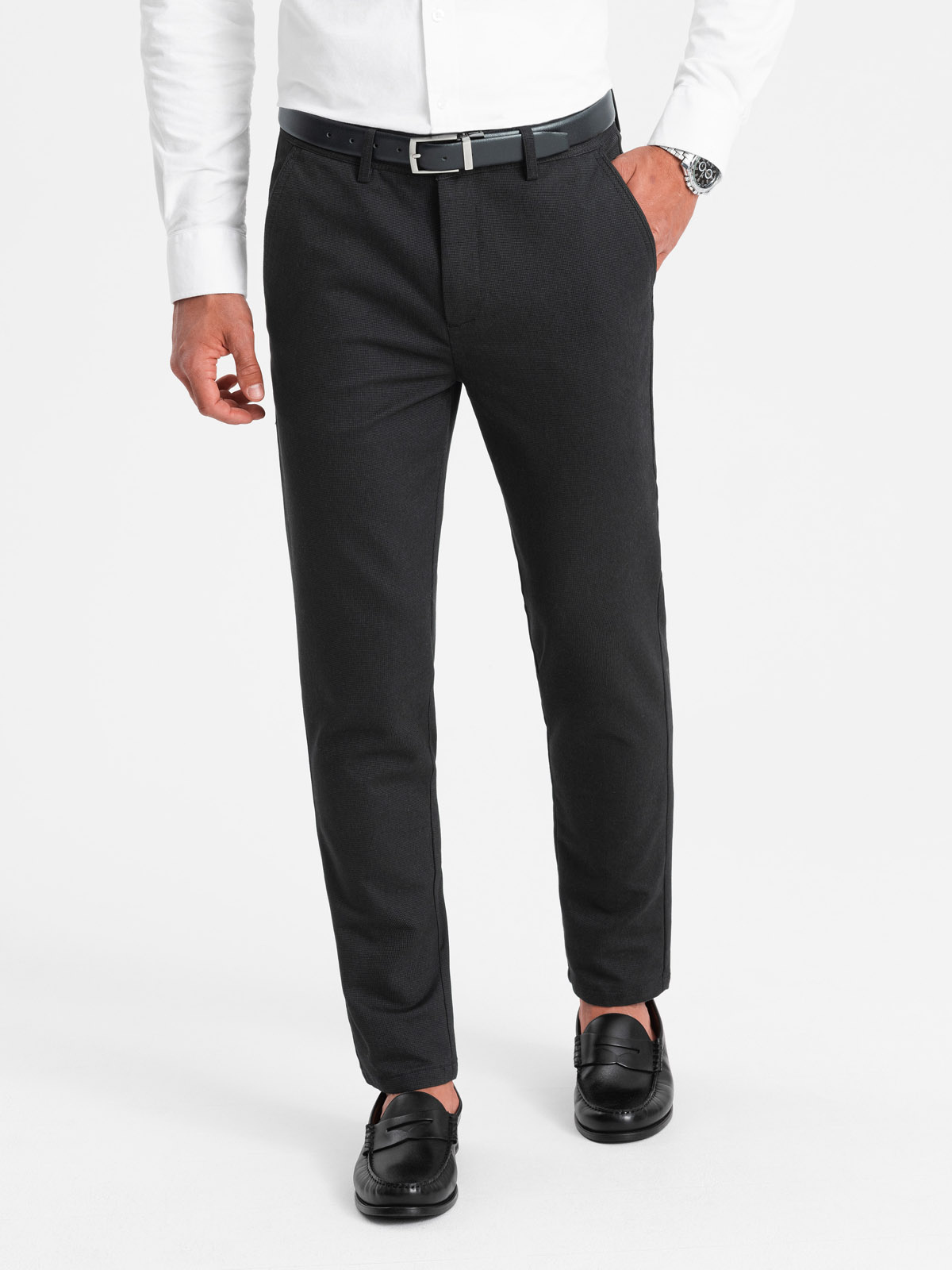 Klassikalised meeste chinopüksid Ombre Clothing - Image 35