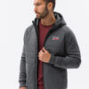 Ombre Clothing meeste kapuutsiga hübriidjope - Thumbnail Image 9