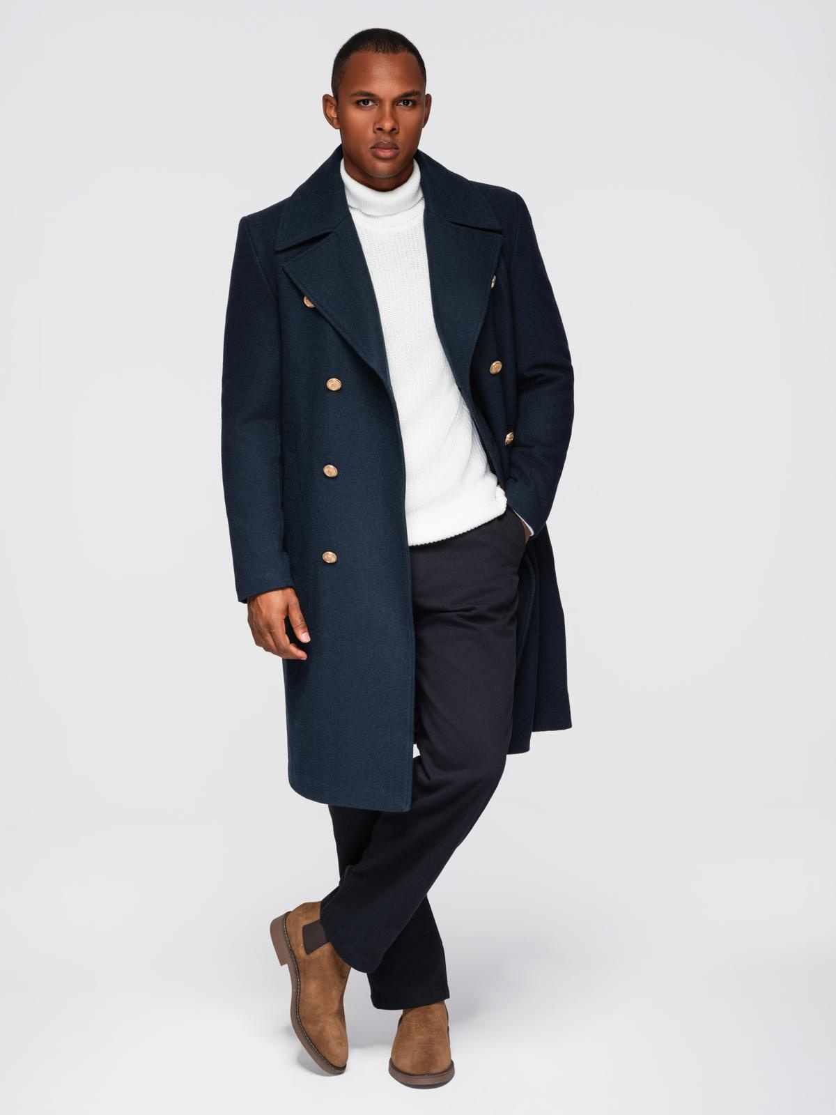 Meeste kaherealine mantel Ombre Clothing - Image 5