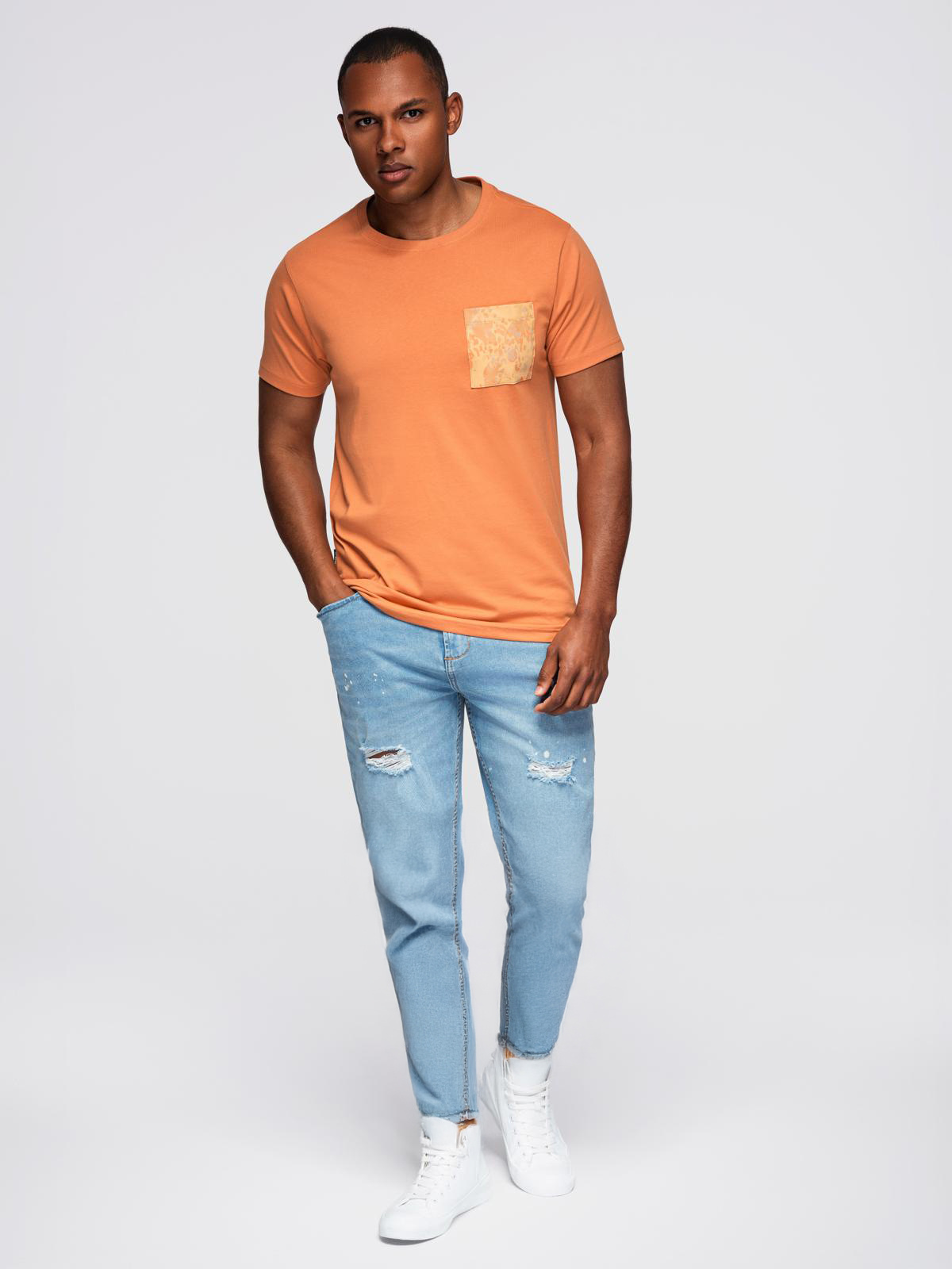 Meeste T-särk rinnataskuga Ombre Clothing - Image 15