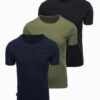 Meeste puuvillaste T-särkide komplekt Ombre (3 tk) - Thumbnail Image 12