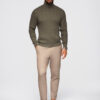 Meeste palmikkoes kootud rullkaelusega kampsun Ombre Clothing - Thumbnail Image 3