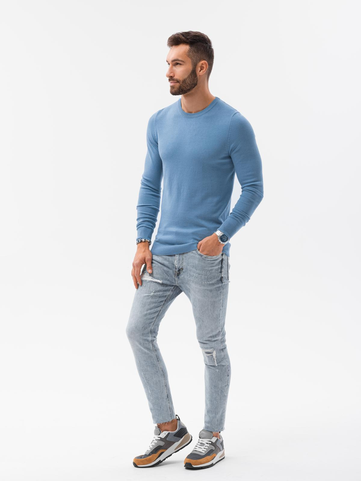 Ombre Clothing klassikaline ümara kaelusega meeste kampsun - Image 28
