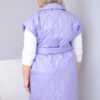 Kesi tepitud naiste pikem vest vööga - Thumbnail Image 78