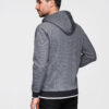 Ombre Clothing meeste lukuga kapuutsiga dressipluus - Thumbnail Image 5