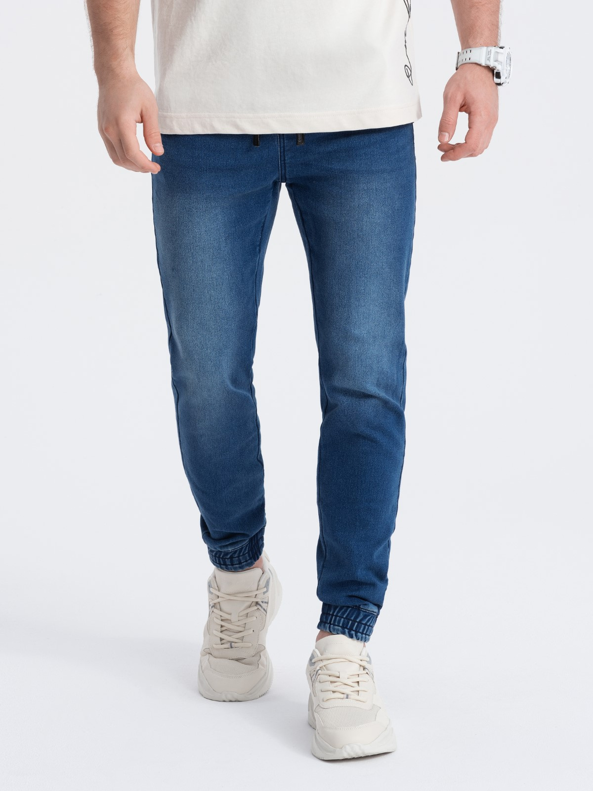 Meeste slim fit jogger-teksapüksid - Image 15