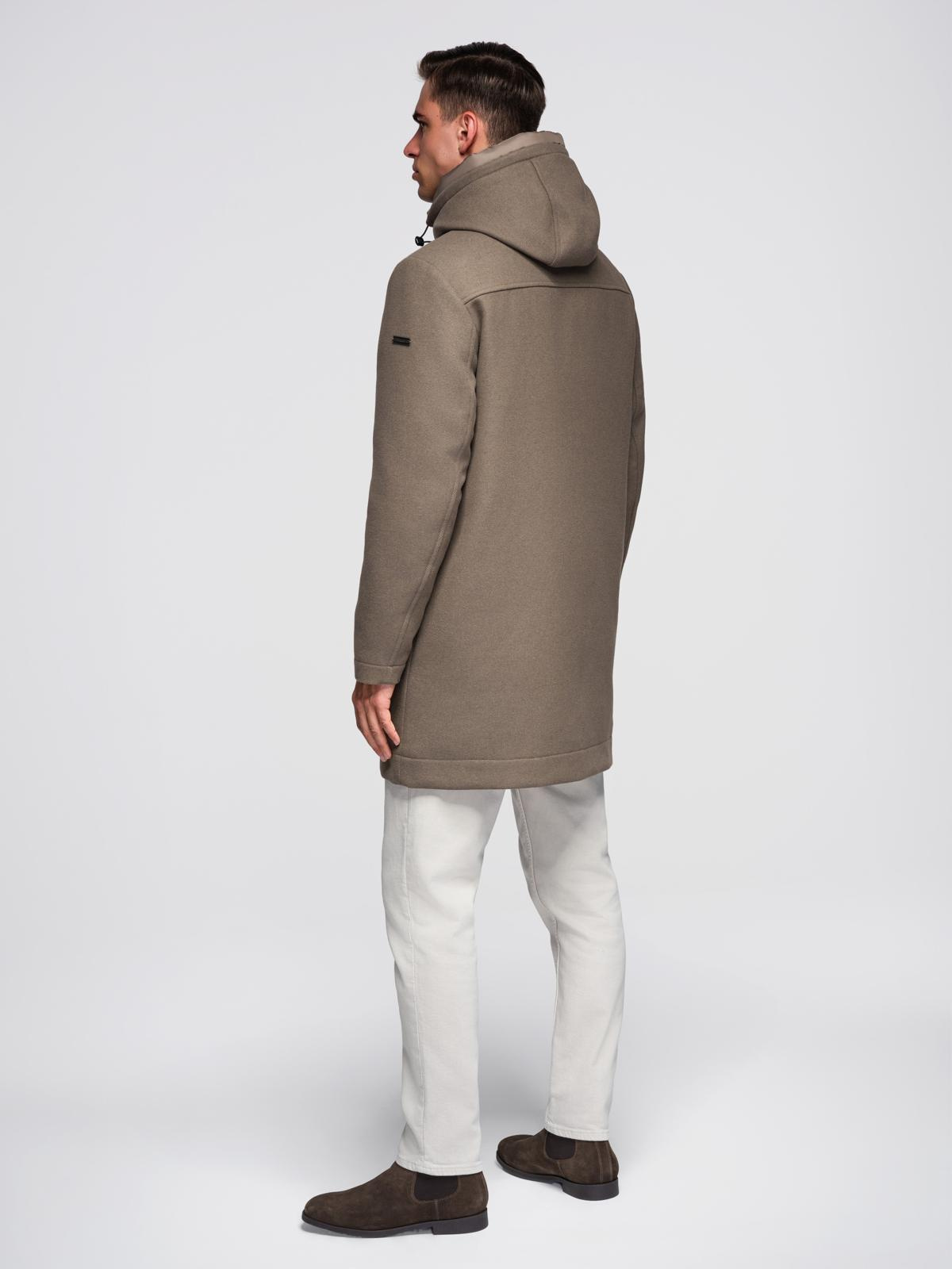 Meeste kapuutsiga mantel Ombre Clothing - Image 18