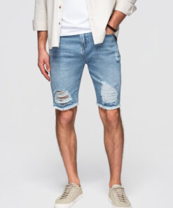 Meeste teksapüksid Ombre Clothing rebitud detailidega