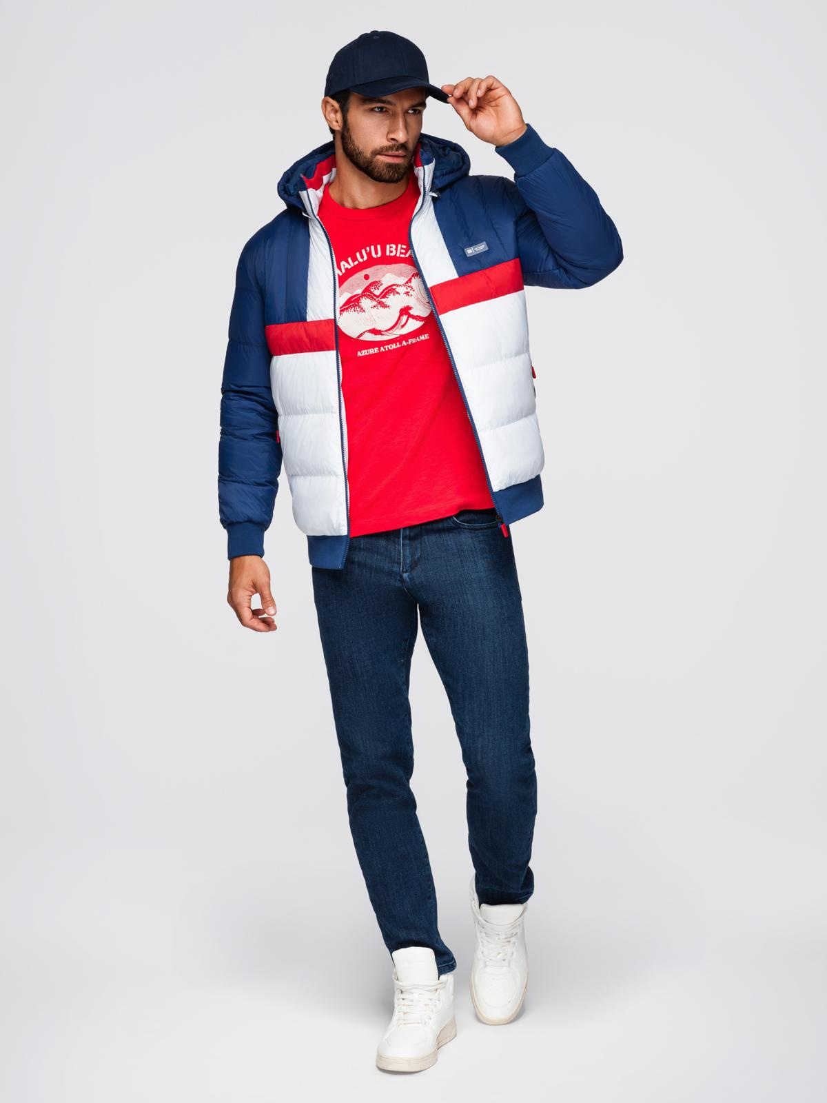 Ombre Clothing meeste kapuutsiga puhvjakk - Image 3